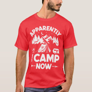 Blijkbaar kamp ik nu camping shirt vintage
