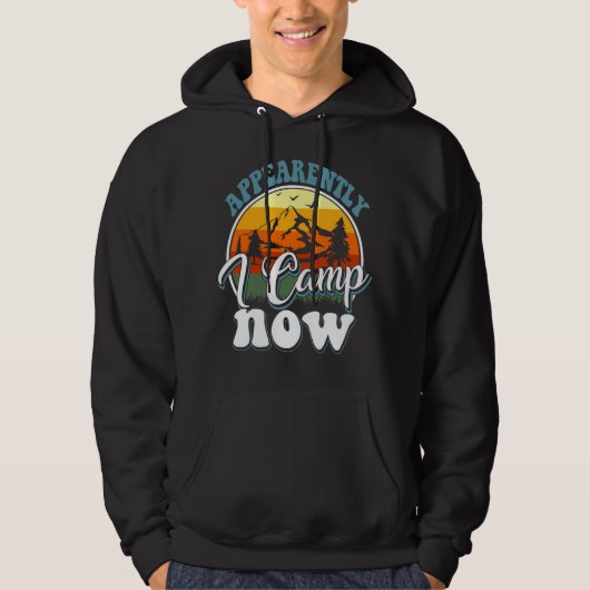 blijkbaar kamp ik nu hoodie (Voorkant)