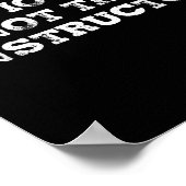 Blijkbaar Niet De Docent Grappige Uitspraken Cadea Poster (Hoek)