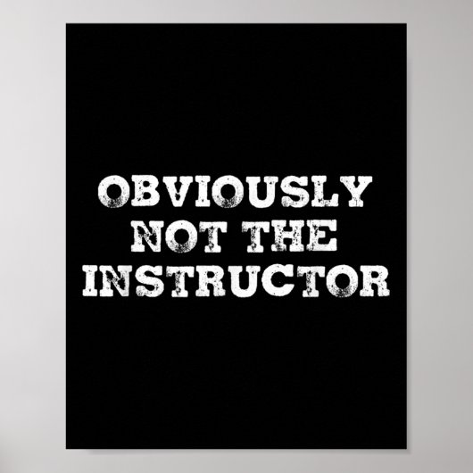 Blijkbaar Niet De Docent Grappige Uitspraken Cadea Poster (Voorkant)