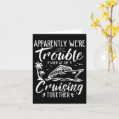 Blijkbaar zijn we lastig als we samen cruisen kaart (Gele Bloem)