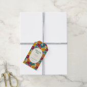 Blijke Bloemige Bedankkaart Cadeaulabel (Met Touw)