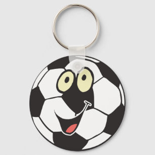 blijke cartoon voetbal sleutelhanger