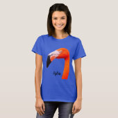 "Blijke Flamingo"  T-shirt (Voorkant volledig)