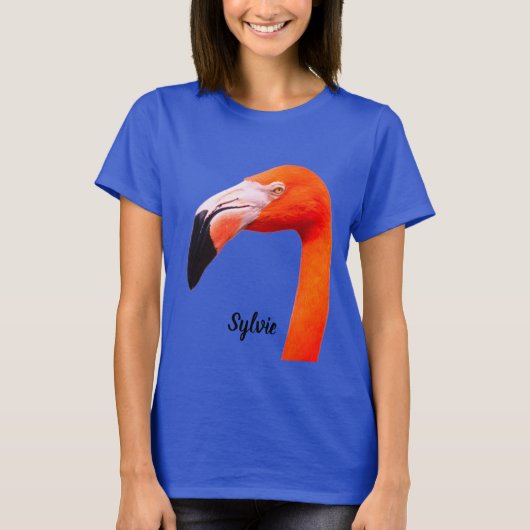 "Blijke Flamingo"  T-shirt (Voorkant)