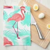 Blijke Flamingo Theedoek (Quarter Fold)