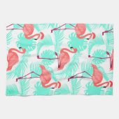 Blijke Flamingo Theedoek (Horizontaal)