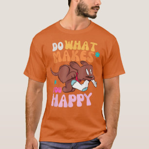 Blijke Labrador Retro Hippie 60s VIBES Heren Dames T-shirt