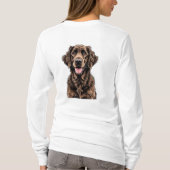 Blijke Lockhaarretriever T-shirt (Achterkant)