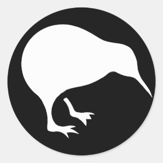 BLIJKT EEN KIWI TE ZIJN - Klassieke Ronde Sticker, Sticker