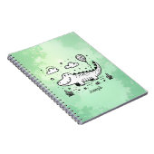 Blijle Alligator met Ballon - Mooie Kinderkamer Ku Notitieboek (Rechterzijde)