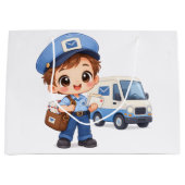 Blijme postbode groot cadeauzakje (Voorkant)