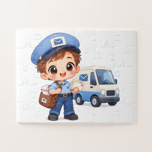 Blijme Postbode Legpuzzel (Horizontaal)