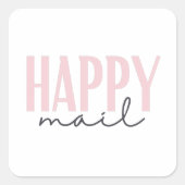 Blijmeelstickers  vierkante sticker (Voorkant)