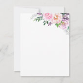Blijmoedige Bloemen, Wijziging van Plannen Trouwfe Aankondiging (Achterkant)