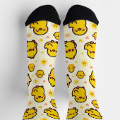 Blijmoedige Eenden - Aardige Zonne-eendjes Sokken (Top)