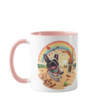 Blijmoedige Franse Bulldog & Koffie Splash – Pootj