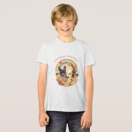 Blijmoedige Franse Bulldog & Koffie Splash – Pootj Tri-Blend Shirt