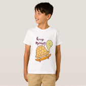 Blijven bewegen Grappige Schattigee Kinderen T-shirt (Voorkant volledig)