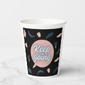 blijven doorgaan papieren bekers (Achterkant)