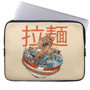 Blijven draak ontwerp laptop sleeve