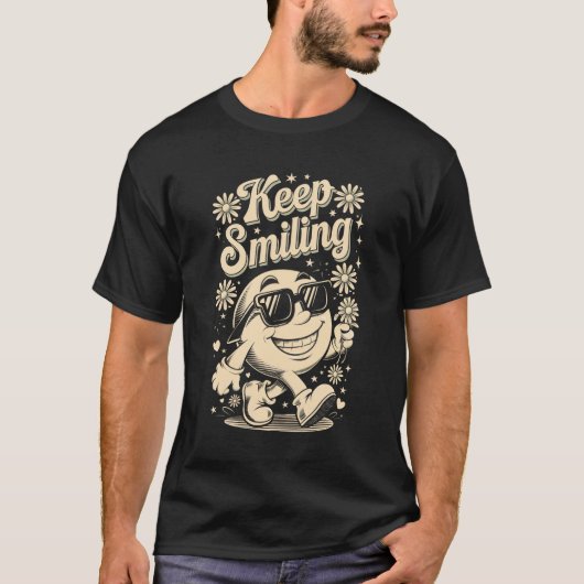 Blijven Glimlachen T-shirt (Voorkant)