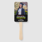 Blijven groeien houdt gloeiende Afstuderen ventila Handwaaier (Achterkant)