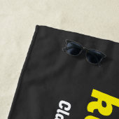 Blijven groeien houdt het doorblaashanddoek aan he strandlaken (In situ)