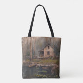 "Blijven Plakken" Tote Bag (Achterkant)