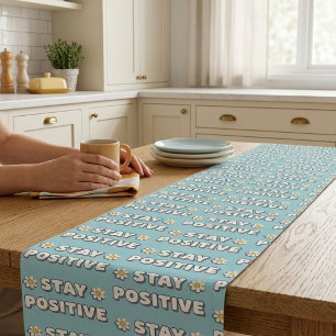 Blijven Positief Lange Tafelloper