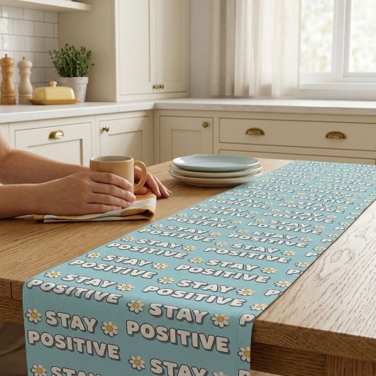Blijven Positief Lange Tafelloper