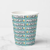 Blijven Positief Papieren Bekers (Voorkant)