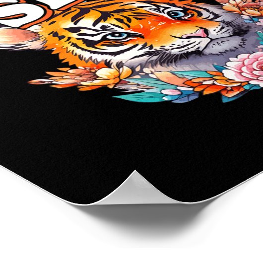 Blijven uit ondanks tijger grappig ontwerp poster (Hoek)