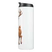 Blijven vrolijk speels plezier springen in het bos thermosbeker (Geroteerd rechts)