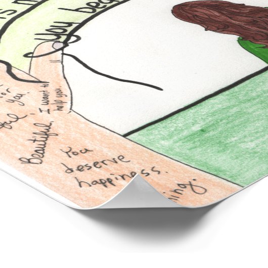 Blijvend (depressie) 11x14 poster (Hoek)