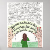 Blijvend (depressie) 11x14 poster (Voorkant)