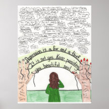 Blijvend (depressie) 18x24