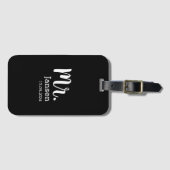 Blijvend huwelijkscadeau mannen  bagagelabel (Voorkant (horizontaal))