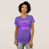 Blijvend Paarse Pret Spelstuk Keuze T-shirt (Voorkant volledig)