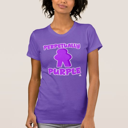 Blijvend Paarse Pret Spelstuk Keuze T-shirt (Voorkant)