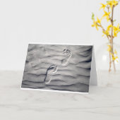 Blijvende impressies Leeg Wenskaart Kaart (Gele Bloem)