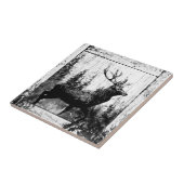  blik in zwart-wit, donkerder dier tegeltje (Zijkant)