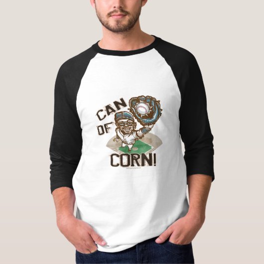 Blik Maïs! Baseball T-Shirt (Voorkant)