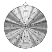 Blik metaal met kogelgaten dartbord (Voorkant)