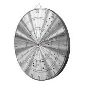 Blik metaal met kogelgaten dartbord (Voorkant Rechts)