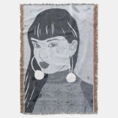 Blik nachtportret deken (Voorkant Verticaal)