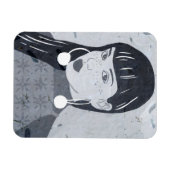 Blik nachtportret magneet (Horizontaal)