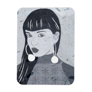 Blik nachtportret magneet