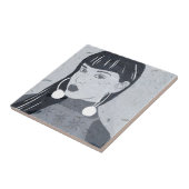 Blik nachtportret tegeltje (Zijkant)