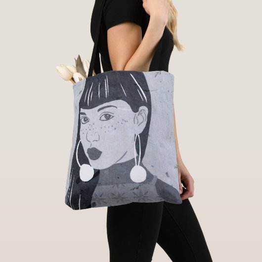 Blik nachtportret tote bag (Dichtbij)